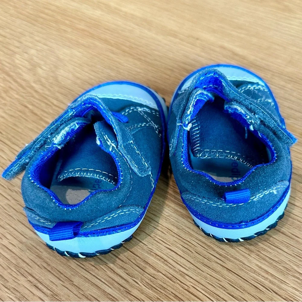 PEDIPED GRAY AND ROYAL BLUE SIZE 6-12 MONTHS